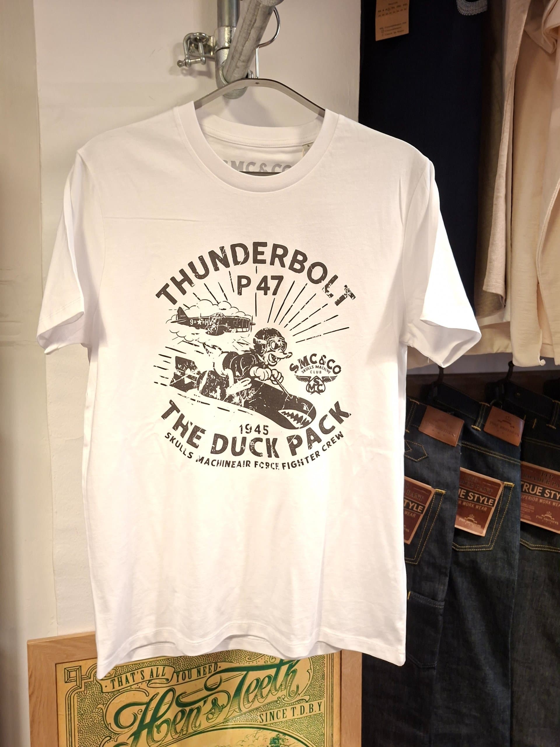 T-shirt Skulls Machine Thunderbolt